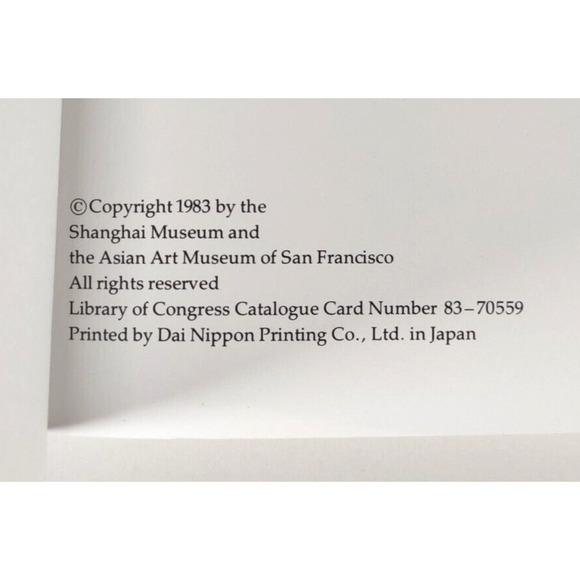 Treasures From The Shanghai Museum 6000 Years Of Chinese Art 1983 Paper Back - Picture 4 of 16